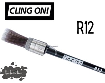 CLING ON R12 Paint Brush • Round Paint Brush • Furniture Painting • Chalk Paint • Paintbrush