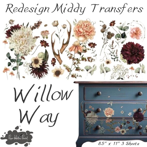 Transfert Décoratif ReDesign With Prima - Motif Floral Home