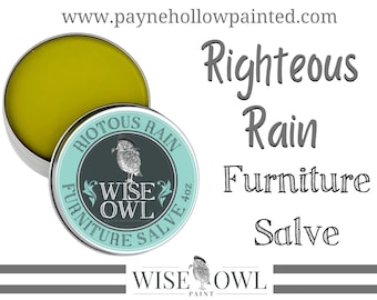 RIOTOUS RAIN Furniture Salve • Wise Owl Paint • Wise Owl Salve • Chalk Paint • Wise Owl Furniture Salve • Furniture Painting