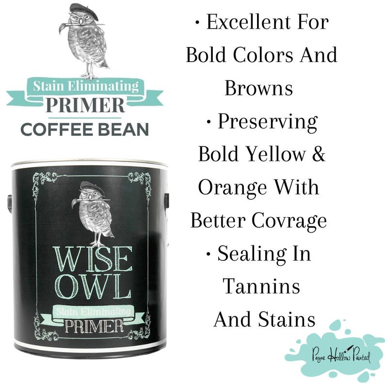 Wise Owl Stain Eliminating Primer • Wise Owl Paint • Upcycled Furniture image 9