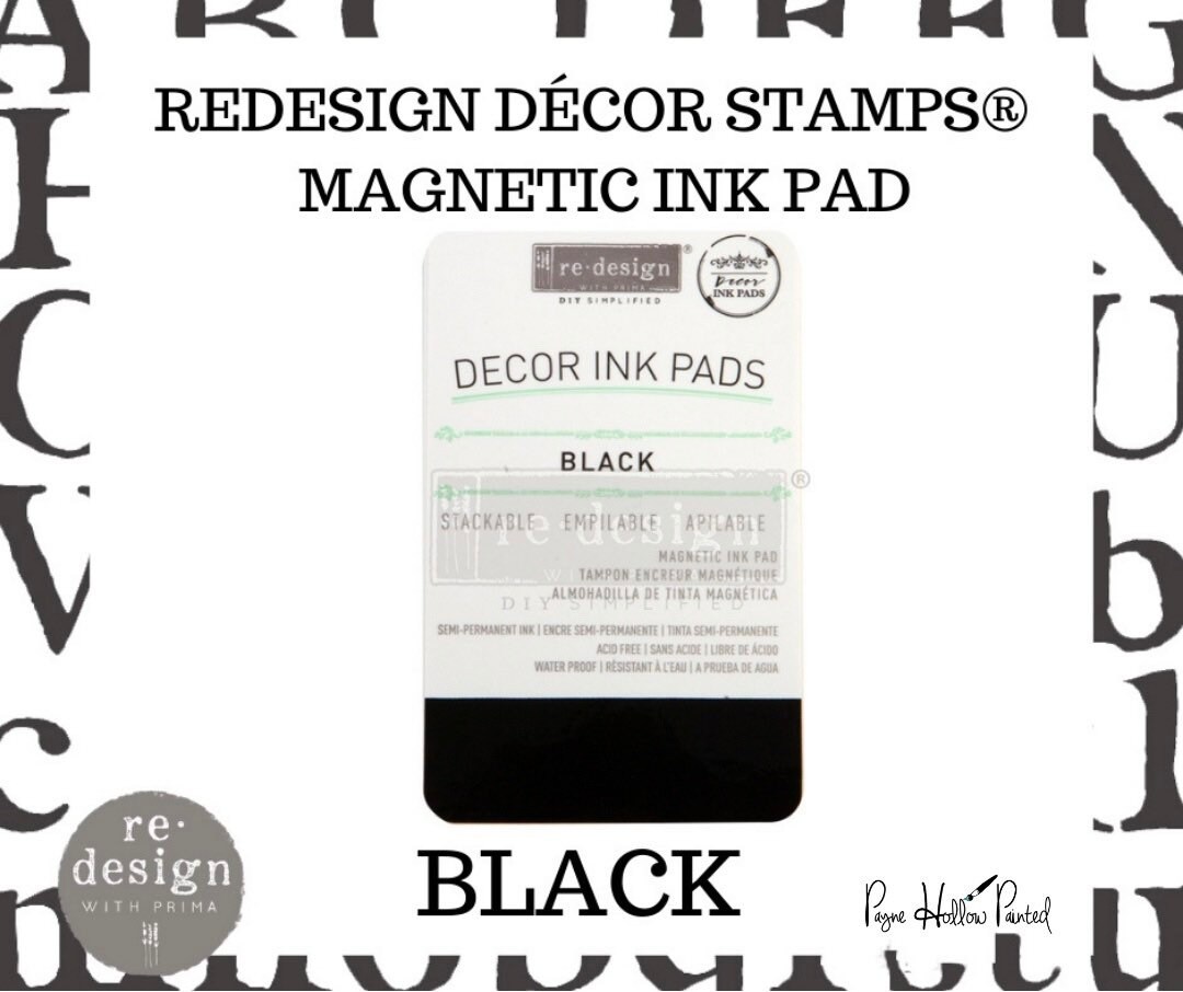 Redesign BLACK INK for Stamps BLACK Ink Pad Etsy