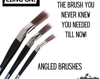 Angled CLING ON! Paint Brush • P16 • P20 • P24 • Angled Paint Brush • Furniture Painting • Chalk Paint • Premium Paint Brush