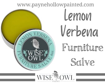 LEMON VERBENA Furniture Salve • Wise Owl Paint • Wise Owl Salve • Chalk Paint • Wise Owl Furniture Salve • Furniture Painting