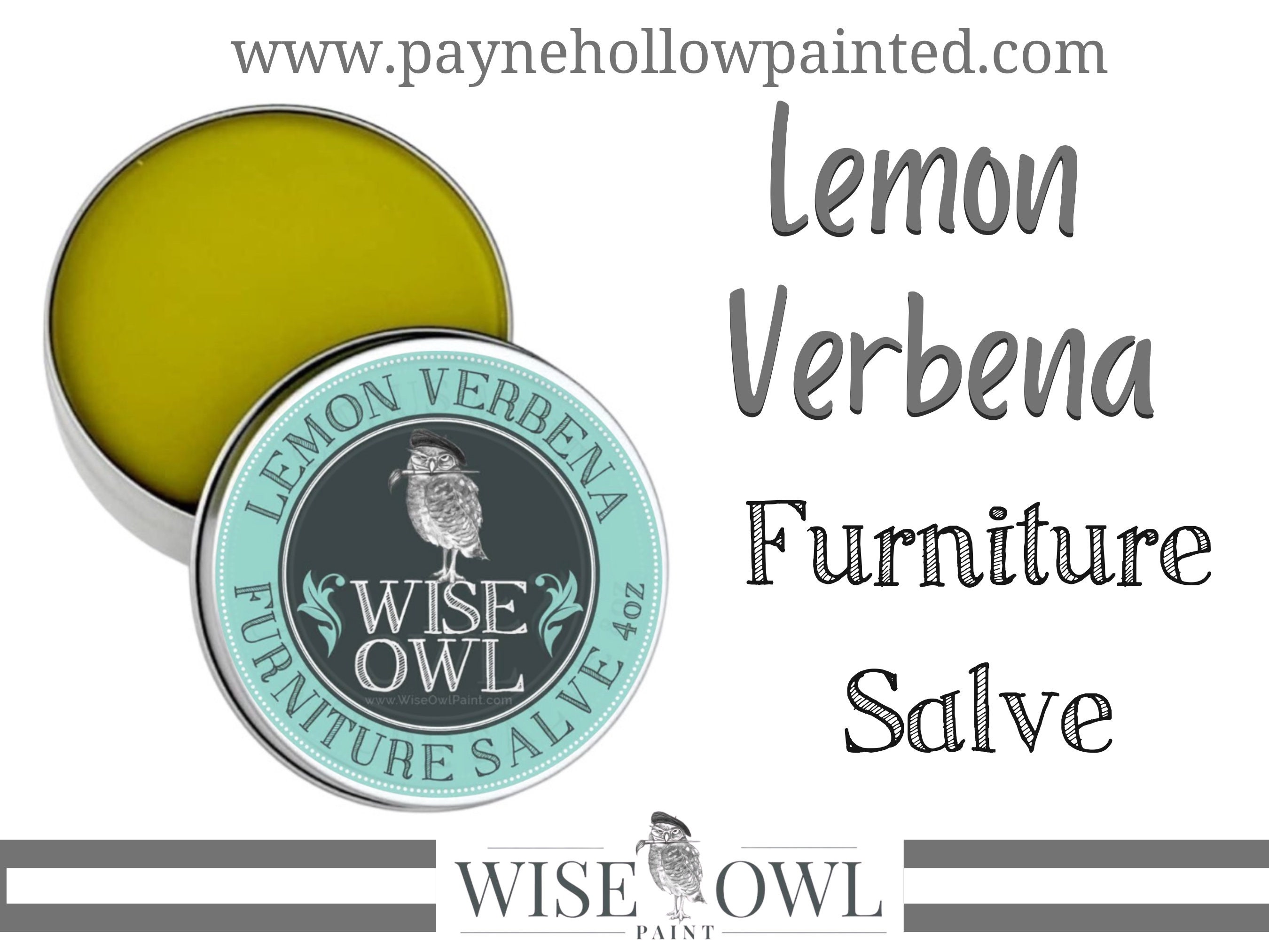 LEMON VERBENA Furniture Salve • Wise Owl Paint • Wise Owl Salve • Chalk Paint • 