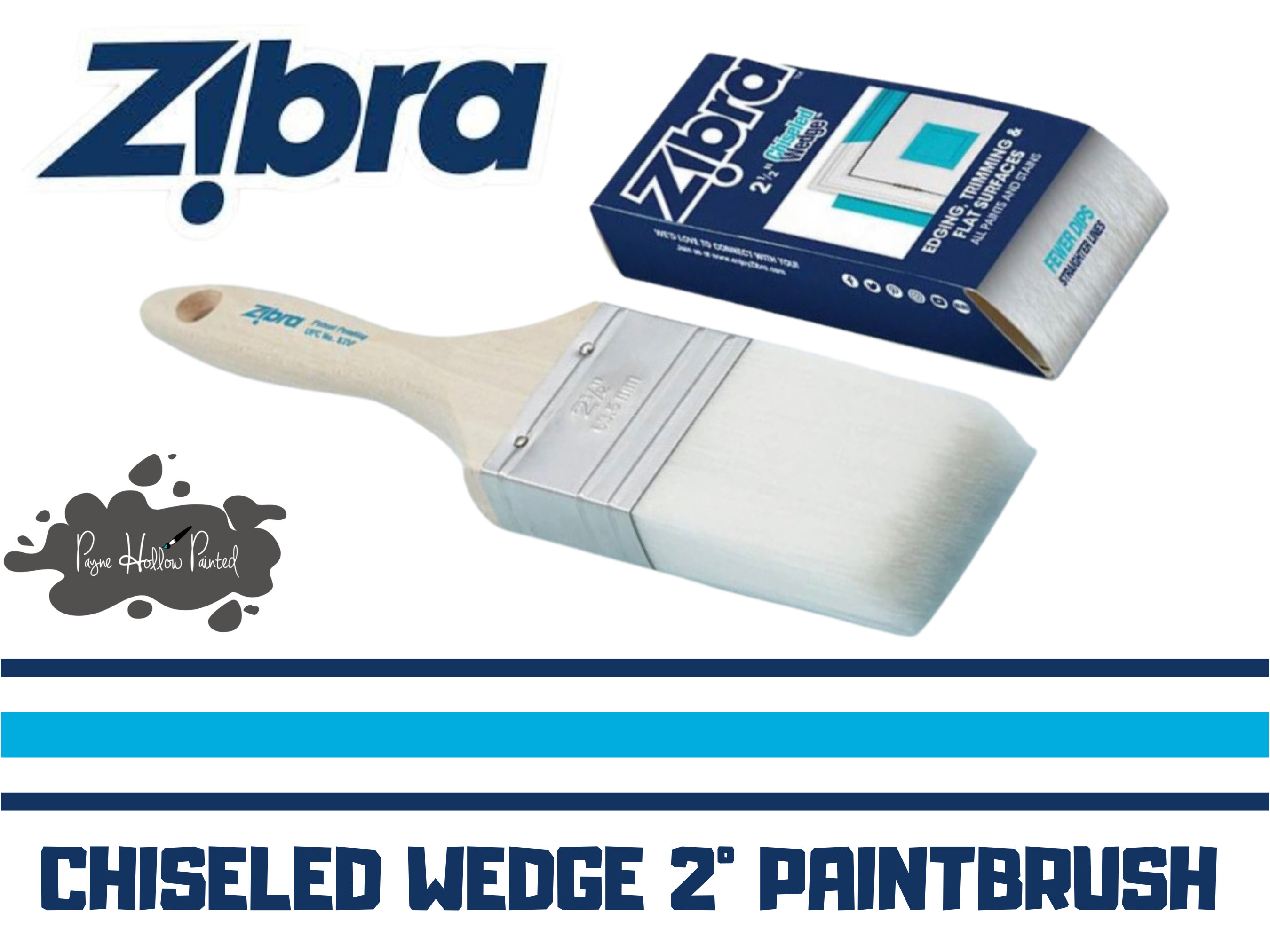 Zibra - 2 Inch Angled Brush