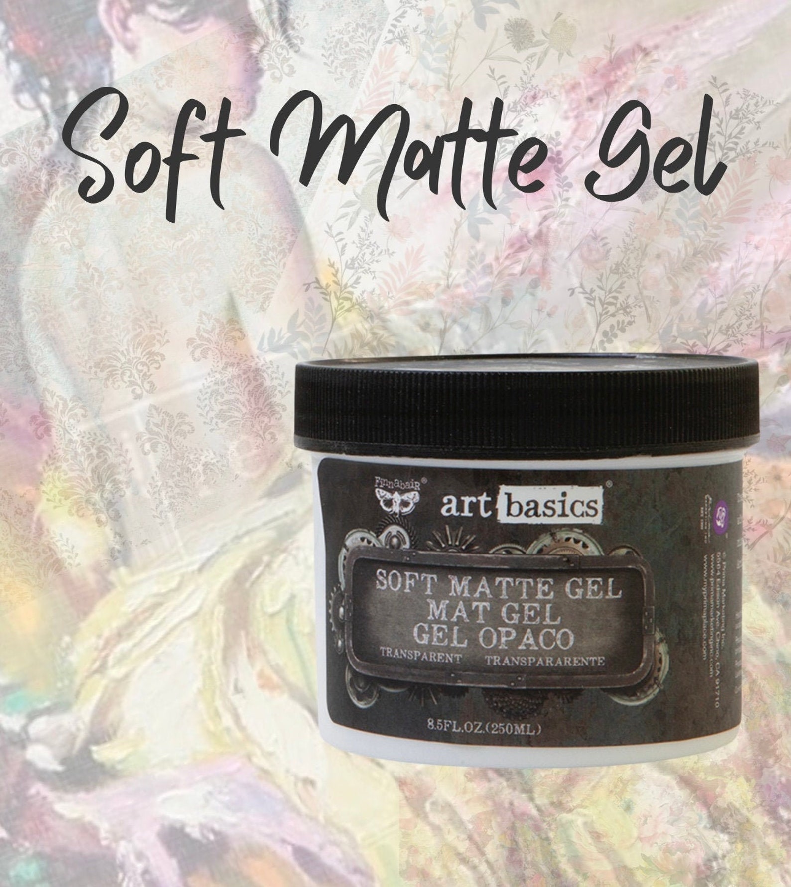 Decoupage Gel SOFT MATTE GEL 8.5 oz. Redesign with Prima Etsy