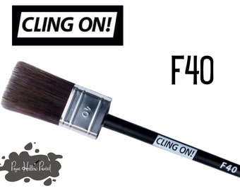 CLING ON F40 Paint Brush • Flat Paint Brush • Furniture Painting • Chalk Paint • Paintbrush