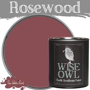 ROSEWOOD • Wise Owl Paint • Chalk Synthesis Paint • Mineral Paint • Upcycled Furniture • Chalk Style Paint