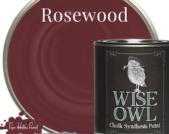 ROSEWOOD • Wise Owl Paint • Chalk Synthesis Paint • Mineral Paint • Upcycled Furniture • Chalk Style Paint