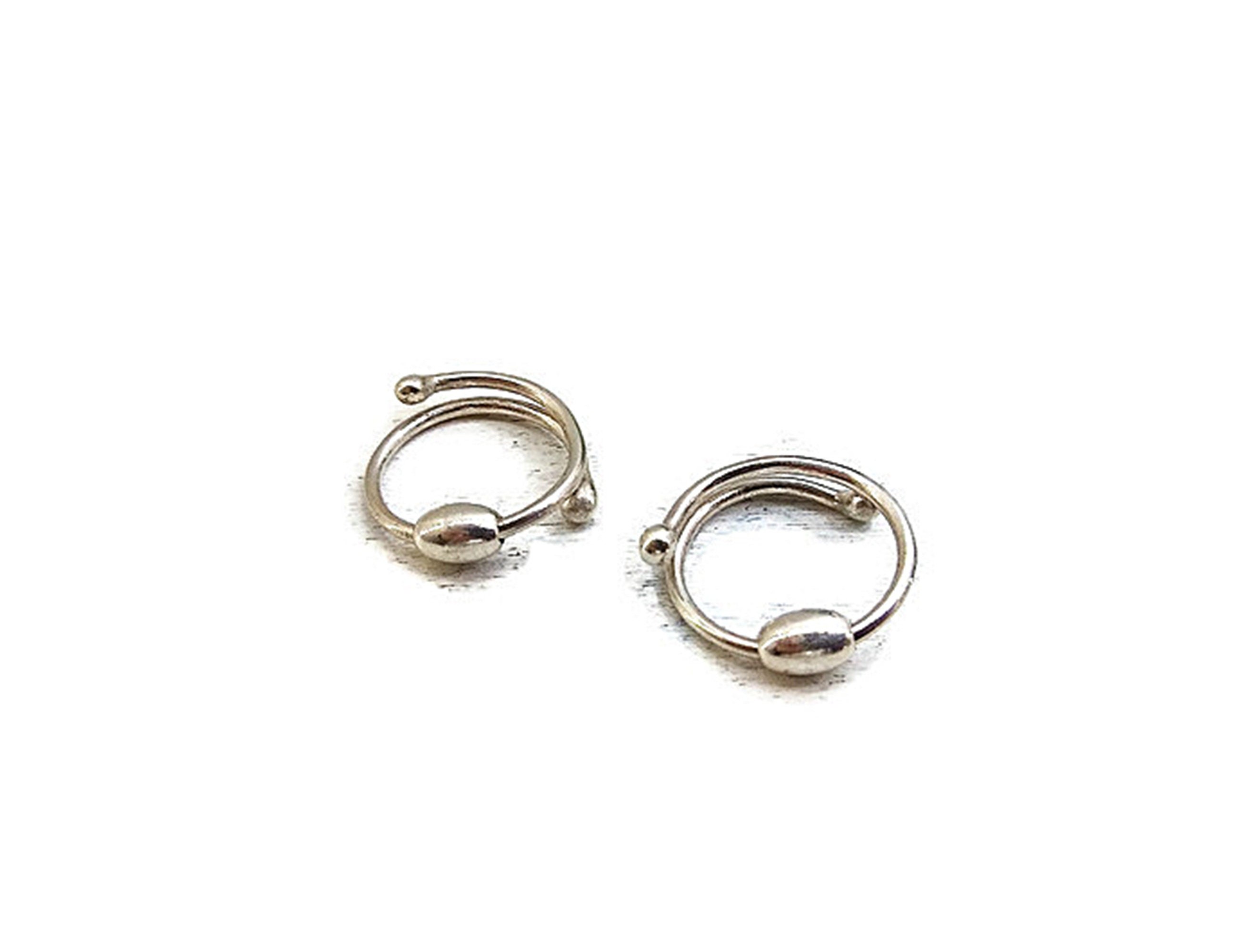 Silver Nipple Rings Non Piercing adjustable Nipple Ring Etsy