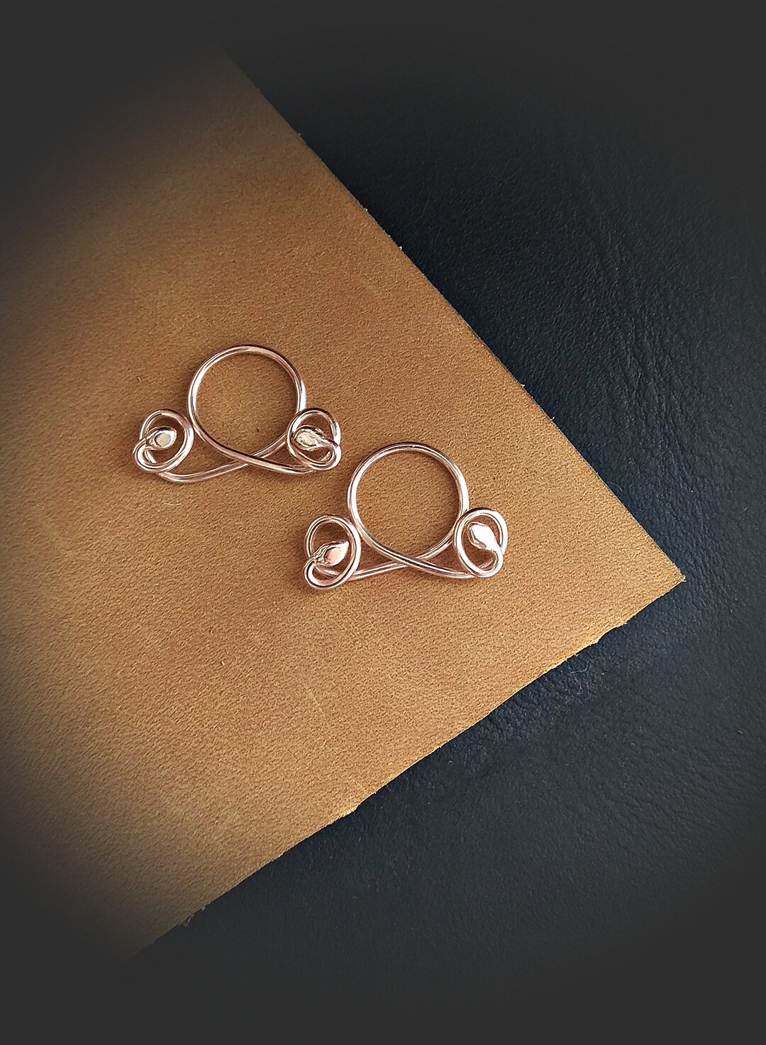 Gold Plated Fake Piercing 14 Karat GOLD PLATED Over 925 Solid Sterling