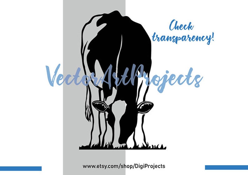Holstein cow svg clipart cuttable, holstein cattle cut file cricut vector art, farm animal digital logo design image 2