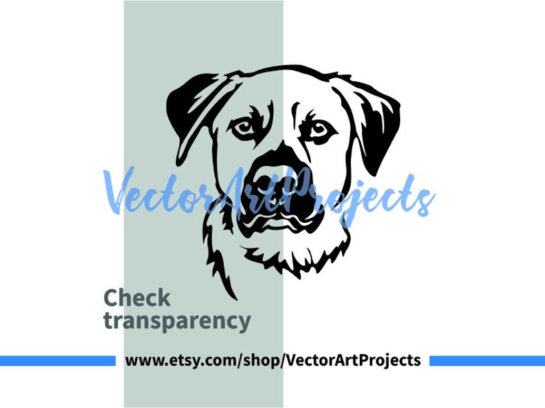 Black Mouth Cur Dog Svg Clip Art Vector Graphic Illustration - Etsy