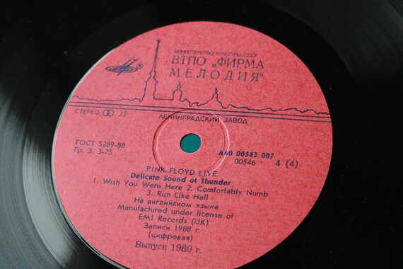 2x Pink Floyd Vinyl Delicate Sound Of Thunder Rare Vinyl Etsy