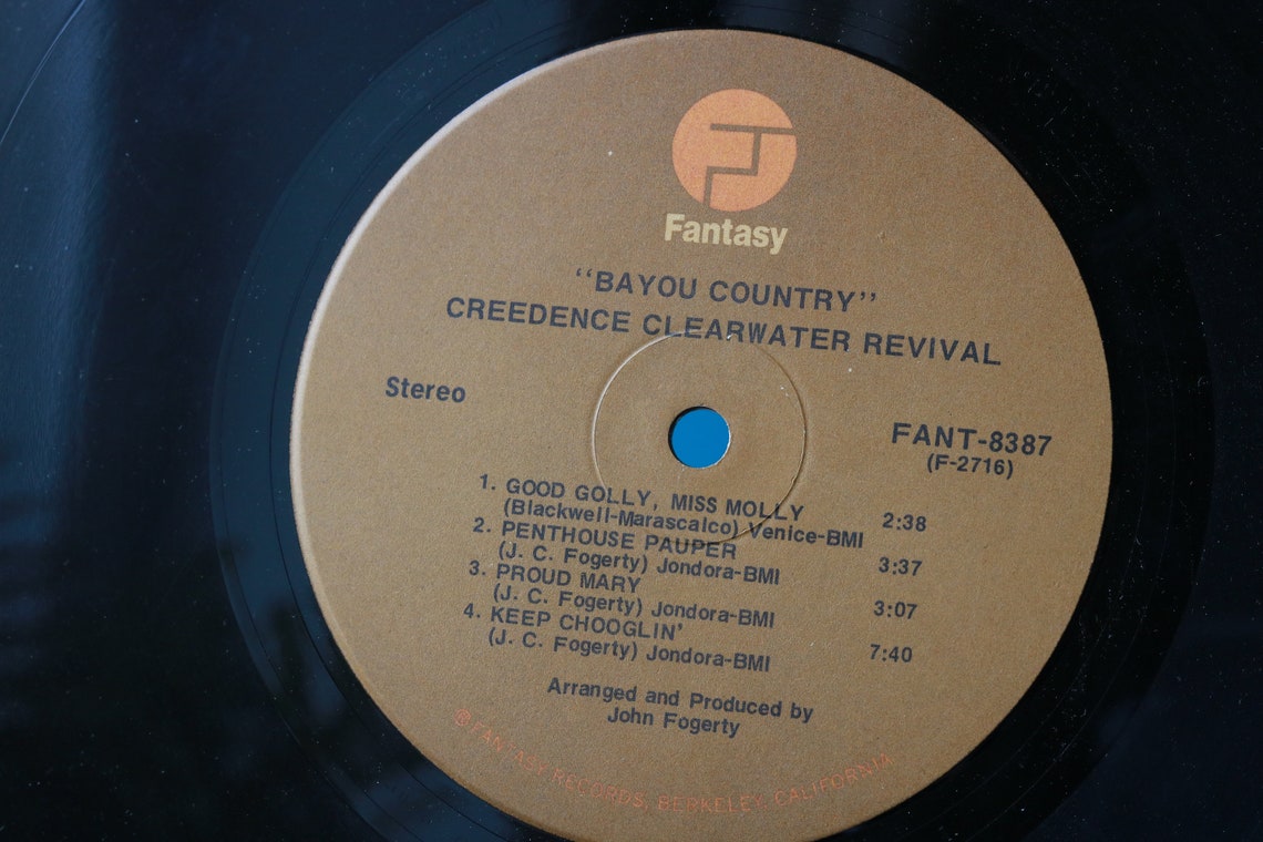 Creedence Clearwater Revival Bayou Country, Vinyl Records, Vintage Records, CCR Records, Vintage