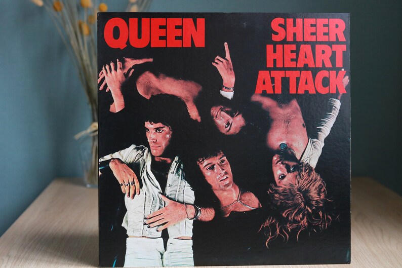 Original Record Queen Sheer Heart Attack, Vinyl Records, Greatest Hits, Classic Rock, Freddie