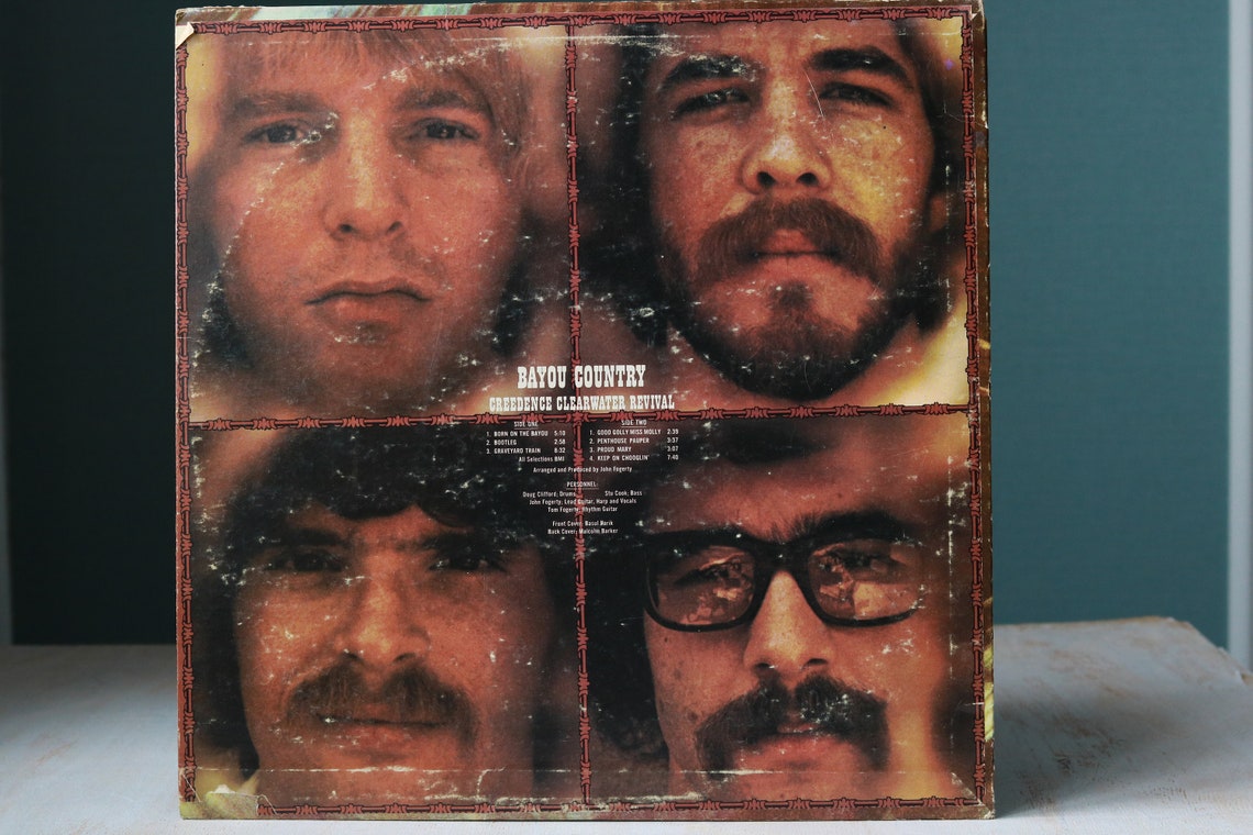Creedence Clearwater Revival Bayou Country, Vinyl Records, Vintage Records, CCR Records, Vintage
