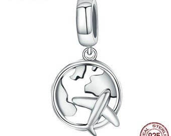 Cessna Avion Charme pour voler ou Travel Jewelry Designs Argent Sterling
