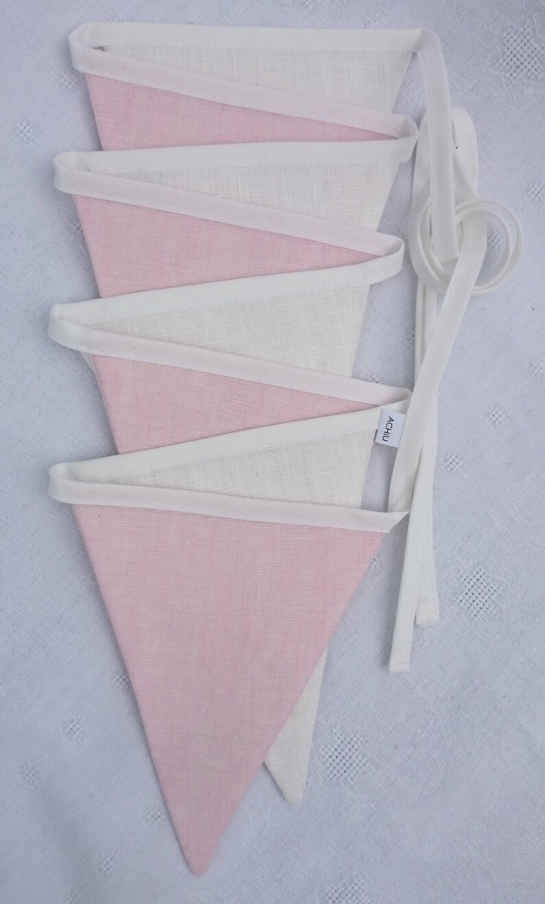 Baby Girl Bunting/linen Bunting/baby Bunting/nursery Kids Etsy