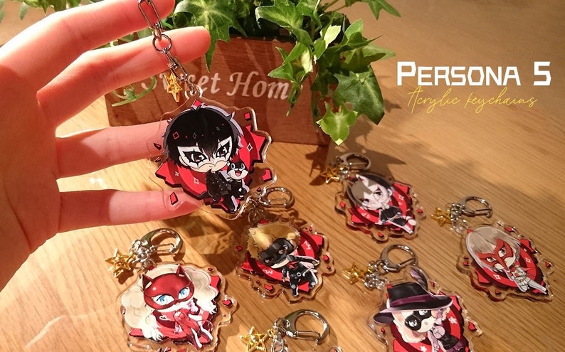 Persona 5 Acrylic Keychains image 1