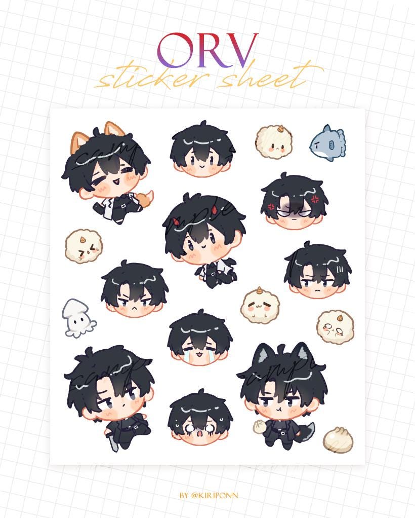 ORV Sticker Sheet RESTOCKED | Omniscient Reader's Viewpoint - Etsy