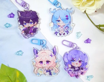 Vtuber Shoto, Enna Alouette, Elira Pendora, Selen Tatsuki Acrylic Charms