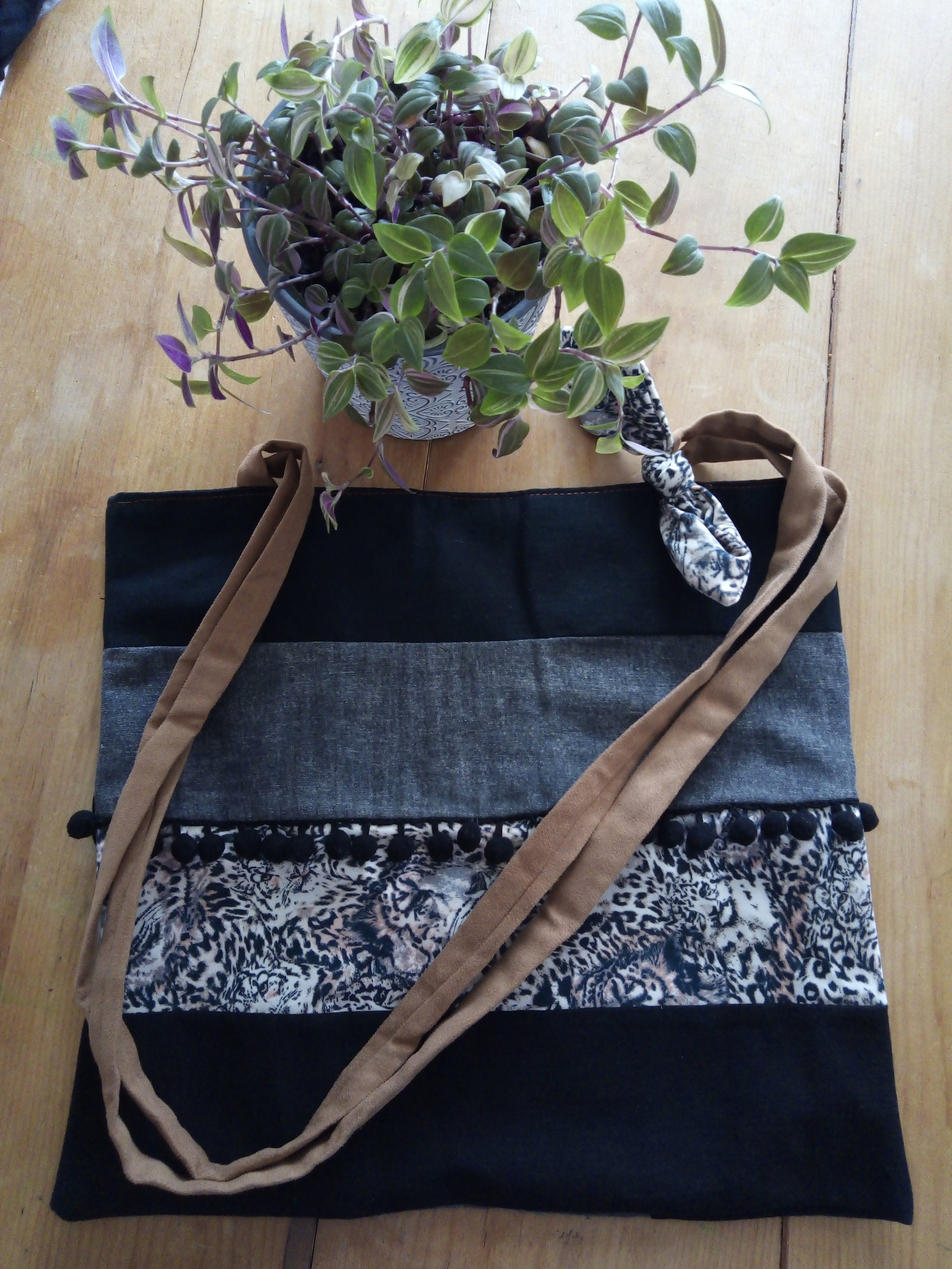 90 recycled fabrics shopper bag Etsy