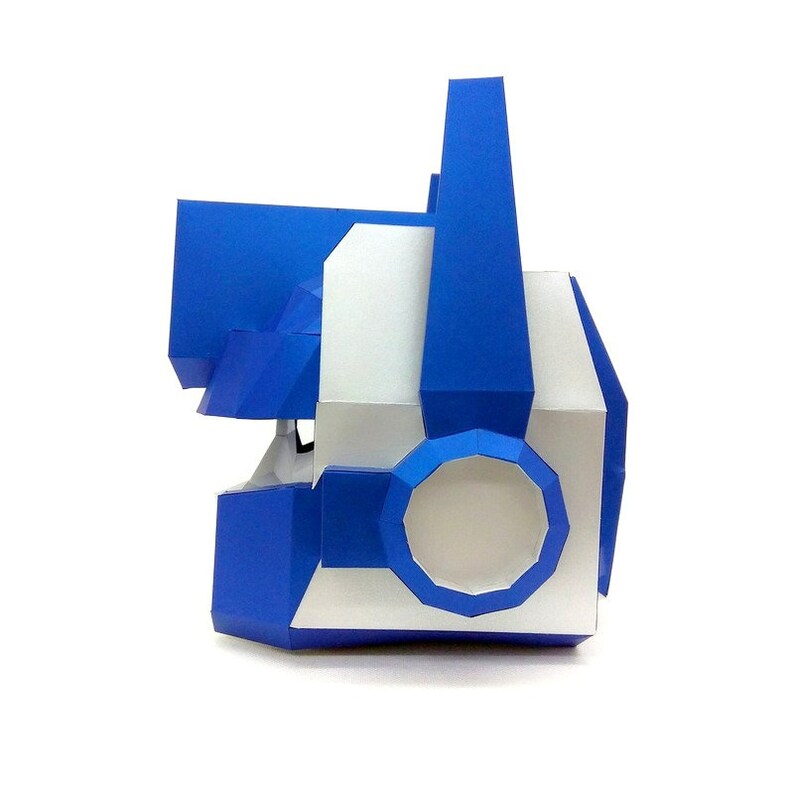 Papercraft printable template for Adults OPTIMUS PRIME Helmet pdf DIY ...