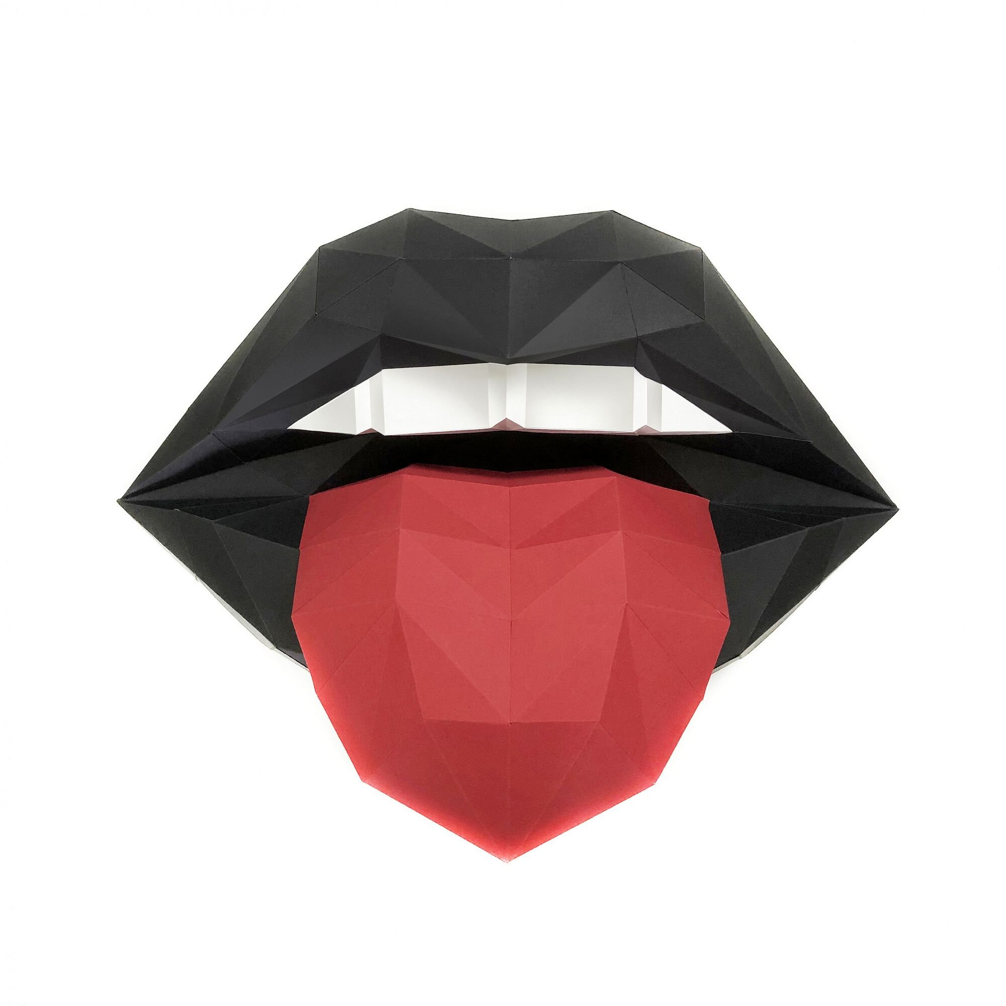 tongue-papercraft-pdf-lips-printable-template-mouth-pdf-etsy