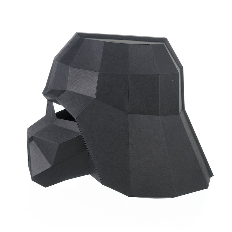 VADER Mask pdf Papercraft DIY printable template Darth | Etsy