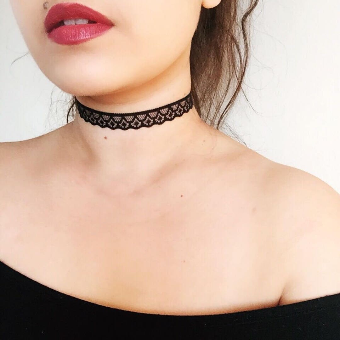 Black Lace Choker -  Israel