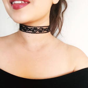 Kids Black Choker Etsy UK