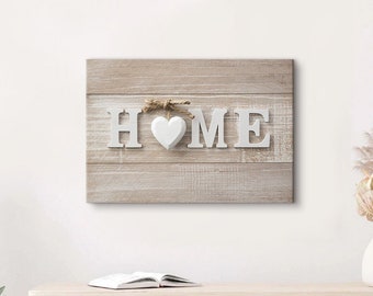 Home Sign Canvas Wall Art Home Sweet Home Wall Decor Farmhouse Sign Print Painting Modern Artwork Living Room Home Decor