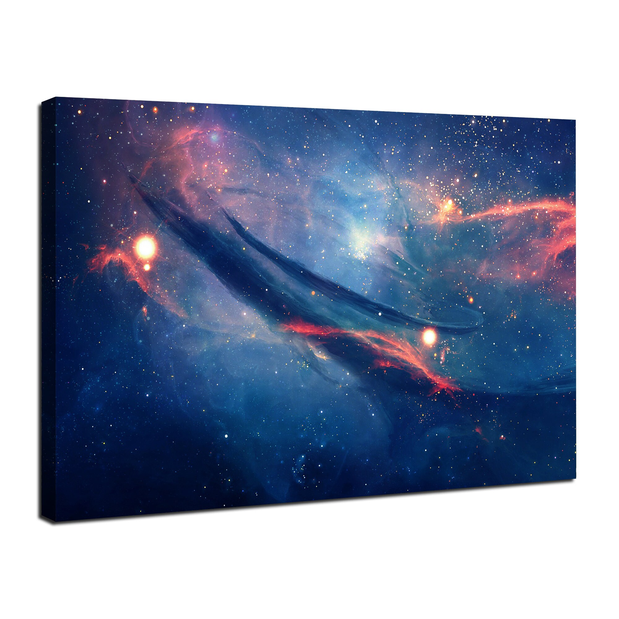 Nebula Canvas Wall Art Colorful Space Wall Decor Galaxy Prints Pictures ...
