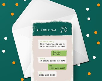 Whatsapp Card Etsy