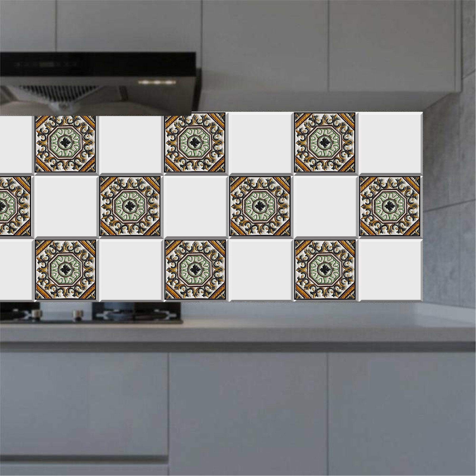 Spanische Fliesenaufkleber Küche Bad Backsplash Kaminboden | Etsy
