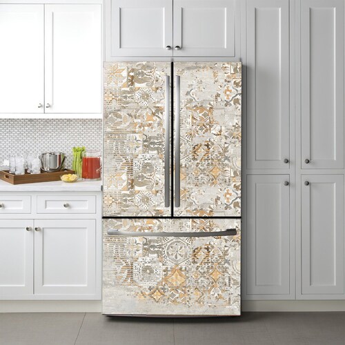 Abstract Fridge Wrap Refrigerator Decals Wallpaper Fridge Door Etsy