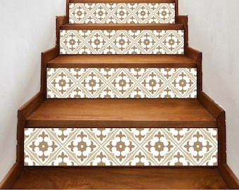 Stair Riser Decals Peel and Stick Removable Strip Self Adhesive Stair Wrap Easy to Trim - Price x units / SKU AGB06