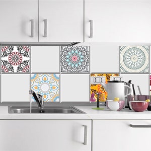 Fliesenaufkleber Küche Bad Backsplash Kaminboden abnehmbar | Etsy