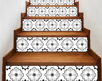 Stair Riser Decals Peel and Stick Removable Strip Self Adhesive Stair Wrap Easy to Trim - Price x units / SKU NUE12