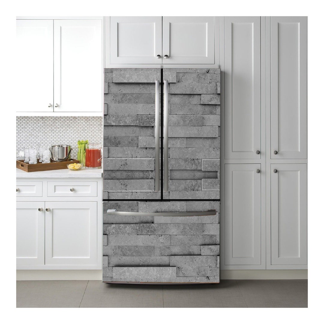 Fridge Wrap Vinyl Sticker Side by Side Fridge Wrap French Etsy