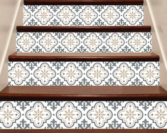 Stair Riser Decals Peel and Stick Removable Strip Self Adhesive Stair Wrap Easy to Trim - Price x units / SKU AGB05