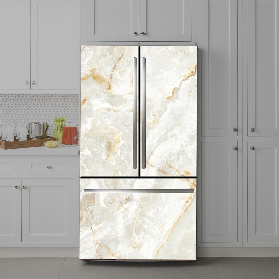Fridge Wrap Refrigerator Wrap Vinyl Decorative Fridge Decals Kitchen