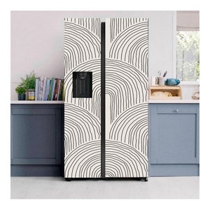 How To Wallpaper Your Fridge  The Crafted Life