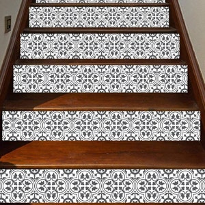 Stair Riser Decals Peel and Stick Removable Strip Self Adhesive Stair Wrap Easy to Trim Price x units / SKU 518 image 3