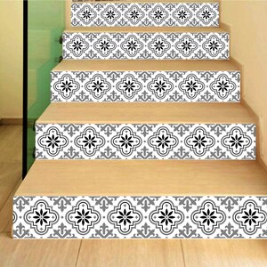 Stair Riser Decals Peel and Stick Removable Strip Self Adhesive Stair Wrap Easy to Trim - Price x units / SKU Aga5