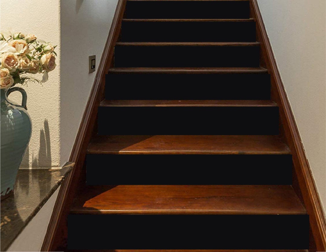 Pack X 10 Stair Riser Decals Vinyl Strips Peel and Stick Removable ...