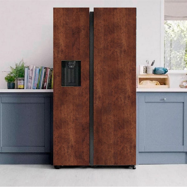 Double Door Refrigerator Wrap Vinyl Etsy