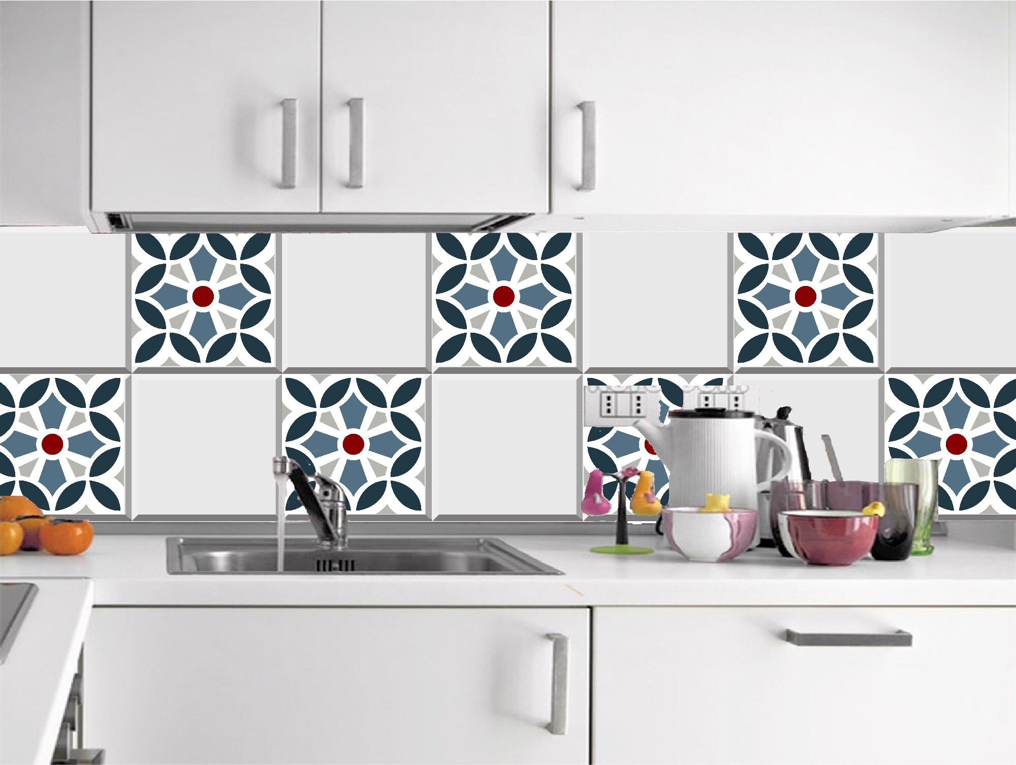 Fliesenaufkleber Küche Bad Backsplash Kaminboden abnehmbar | Etsy