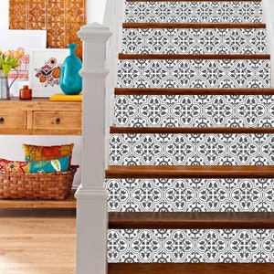 Stair Riser Decals Peel and Stick Removable Strip Self Adhesive Stair Wrap Easy to Trim Price x units / SKU 518 image 7